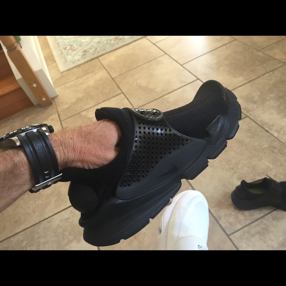 Nike shoes made from dress socks